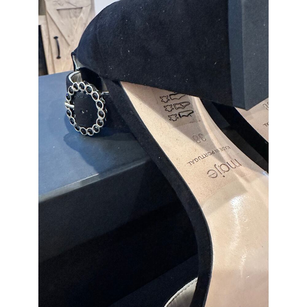 NEW Maje Faria Strappy Pumps in Black Suede size 38 / 7.5 - Picture 5 of 9